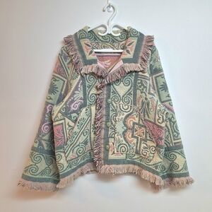 Bohemian Woven Tapestry Jacket